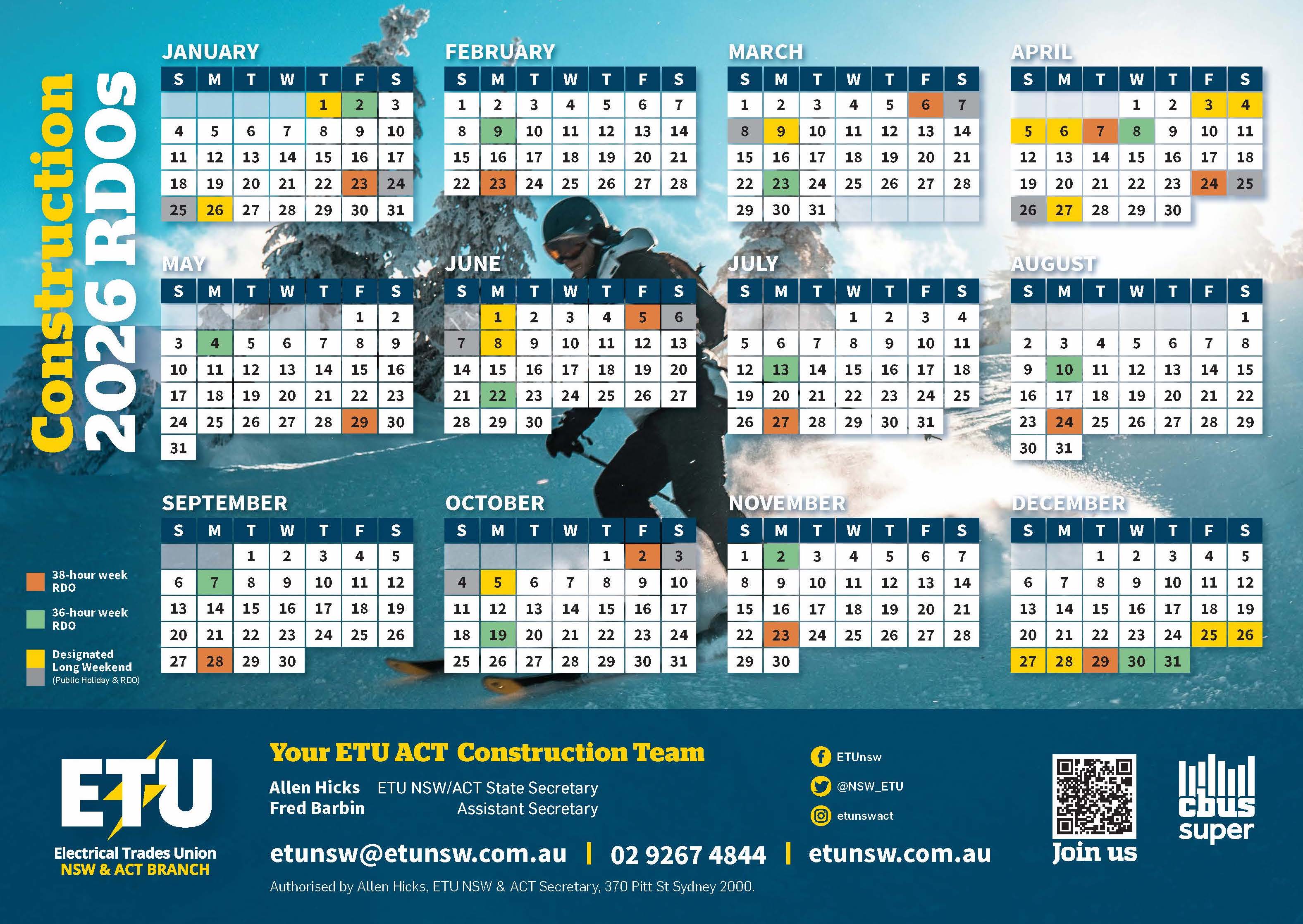 RDO Calendar